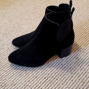 Aldo Black Suede Booties